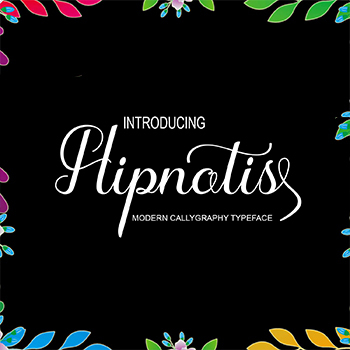 Preview of Hipnotis font script