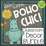 Hippo Theme (BOHO CHIC!) Classroom Decor BUNDLE