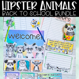 Hipster Animals Back to School Bundle