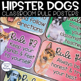 Hipster Dogs Class Rule Posters