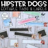 Hipster Dogs Name Tags - Supply Labels