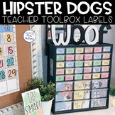 Hipster Dogs Teacher Toolbox Labels