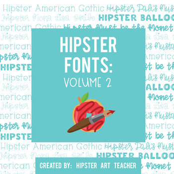 Preview of Hipster Fonts: Volume 2