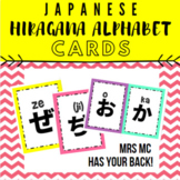 Hiragana Alphabet Bunting Flashcards w. Combo Sounds Romaj