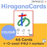 Hiragana Cards - Colour - Japanese Alphabet Flashcards for