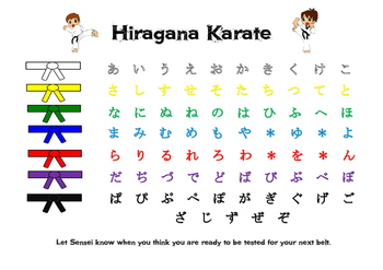 Preview of Hiragana Karate