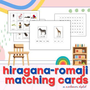 Preview of Hiragana-Romaji Matching Cards
