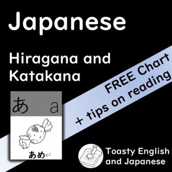 Preview of Hiragana and Katakana - Japanese alphabets - chart and tips FREE