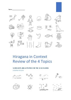 Preview of Hiragana in Context Review of the 4 Topics