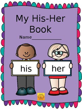 Preview of His-Her Pronoun Book (with Digital Option)