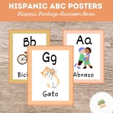 Hispanic ABC posters - Hispanic Heritage month classroom decor