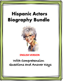 Hispanic Actors Biography Bundle: Top 5 @35% off! (ENGLISH)