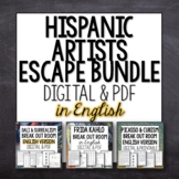 Hispanic Artists Escape Room Bundle in English Dali Frida 