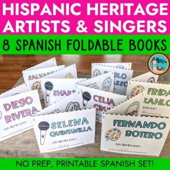 Preview of Hispanic Artists Foldable Books