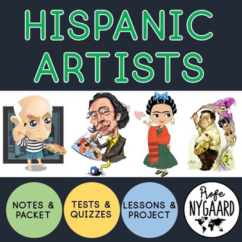 Preview of Hispanic Artists Unit (in English)