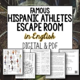 Hispanic Athletes Escape Room in English
