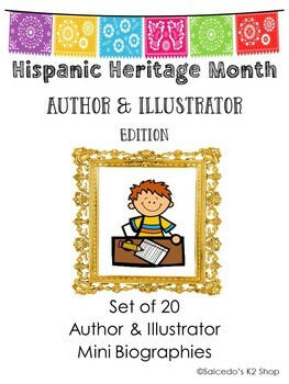 Preview of Hispanic Authors & Illustrators Mini Biographies