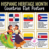 Spanish Speaking Countries Flags Posters | Hispanic Herita