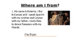 Hispanic Countries Power Point Game: Where am I From? (ENG