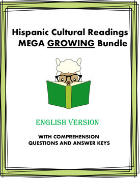 Preview of Hispanic Culture: 86+ Readings MEGA Bundle @55% 0FF! (English Version) GROWING