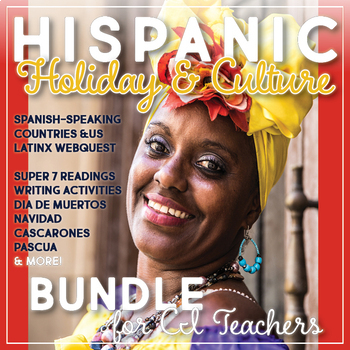 Preview of Hispanic Culture and Holidays Bundle for Comprehensible Input Teachers