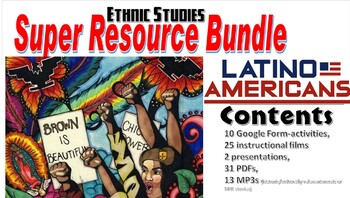 Preview of Hispanic (Ethnic Studies) Digital Resource Bundle