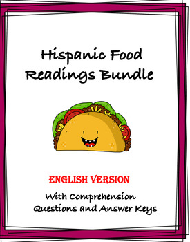 Preview of Hispanic Food Bundle: Top 5 Readings @30% off! (English Version)
