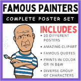 Famous Painters: 10 Classroom Posters