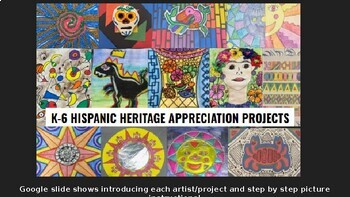 Preview of Hispanic Heritage Appreciation Art Projects