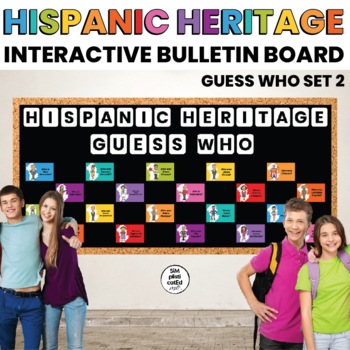 Preview of Hispanic Heritage Bulletin Board | Interactive | Latino Leaders Guess Who | SET2