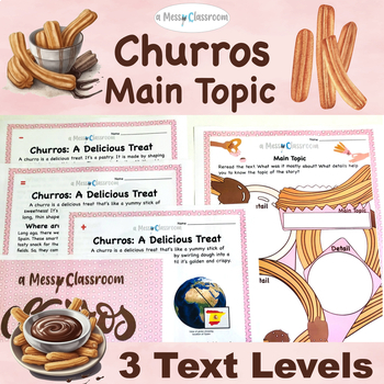 Preview of Hispanic Heritage Churros Nonfiction RI.2.2 Main Topic Key Details 2nd Grade