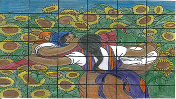 Preview of Hispanic Heritage Class Mural--Simon Silva