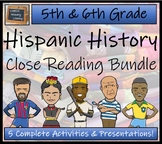 Hispanic Heritage Close Reading Comprehension Activity Bun