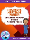 Hispanic Heritage Coloring Book- Influential Famous Hispan