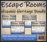 Hispanic Heritage Escape Room Activity Bundle | 5th Grade 