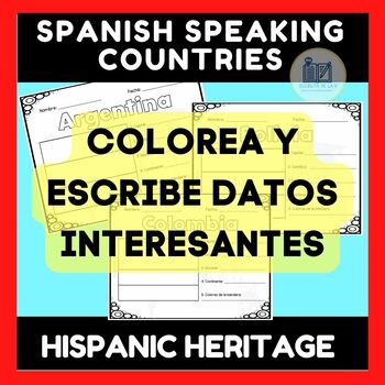 Preview of Hispanic Heritage Flags - Banderas - Spanish Speaking Countries Flags