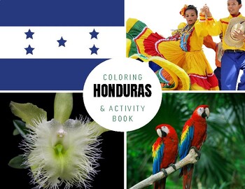Preview of Hispanic Heritage: HONDURAS - Bilingual Coloring and Activity Book