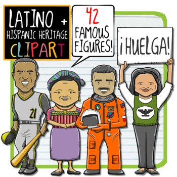 Preview of Hispanic Heritage + Latino Leaders Clip Art
