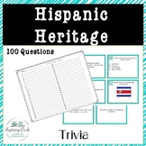 Hispanic Heritage Latinx Month Trivia Task Cards