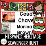Hispanic Heritage Library Scavenger Hunt and Lessons