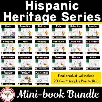 Preview of Hispanic Heritage Mini Booklet Bundle