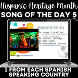Hispanic Heritage Month: 1 song from each country! #5 2020 #HHM Spanish music