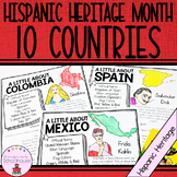 Hispanic Heritage Month-10 Countries & their Flags
