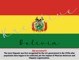 Hispanic Heritage Month - 8 1/2 x 11 Flags with Fun Facts!