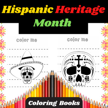 Preview of Hispanic Heritage Month Activities (Coloring Pages)  - September Coloring Sheets