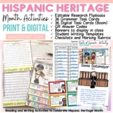 Hispanic Heritage Month Activities | Biography| Parts of S