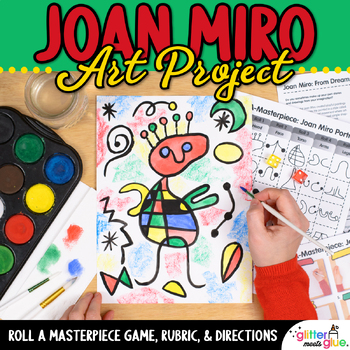 Preview of Hispanic Heritage Month Activities: Joan Miro Painting Art Project & PowerPoint