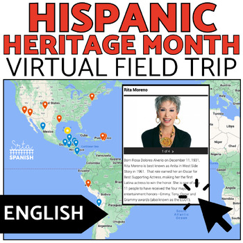 Preview of Hispanic Heritage Month Activities Virtual Field Trip for Exploratory Spanish