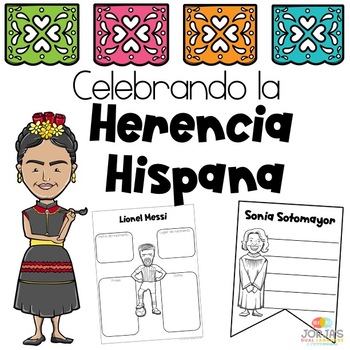 Preview of Hispanic Heritage Month Activities and Bulletin Board Mes de la Herencia Hispana