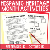 Hispanic Heritage Month Activities and Project Choice Board